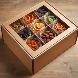جعبه مقوایی برای بسته بندی خشکبار